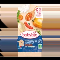 Meniu bio piure din legume si orez +12 luni, 2 x 200g, BabyBio
