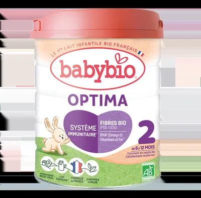 Lapte praf bio 0-6 luni Optima 1, 800g, BabyBio