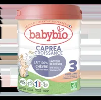Lapte praf de capra Organic Caprea 3 10-36 luni, 800g, BabyBio