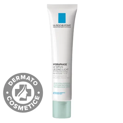 Crema hidratanta Hydraphase HA UV cu SPF 25 ten normal sau mixt, 40ml, La Roche-Posay