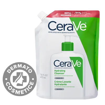 Rezerva Gel de spalare hidratant pentru piele normal-uscata, 473ml, CeraVe