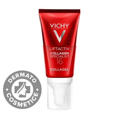 Gel pentru iluminarea si hidratarea tenului Liftactiv Collagen Specialist 16, 50ml, Vichy