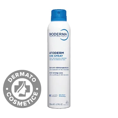 Spray SOS pentru calmarea mancarimilor Atoderm, 200ml, Bioderma