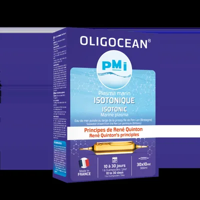 Plasma marina Quinton Izotonic, 30 fiole x 10ml, Oligocean
