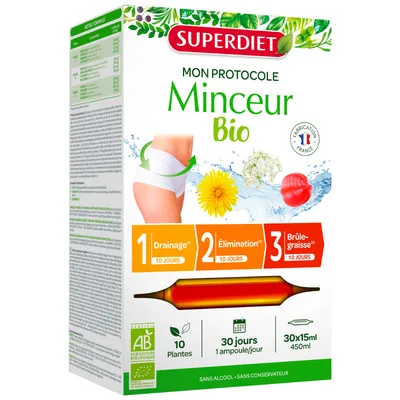 Protocol slabire Bio, 15ml x 30 fiole, Superdiet