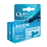 Dopuri din silicon pentru protectie auditiva in avion Air Travel, 1 pereche, Quies