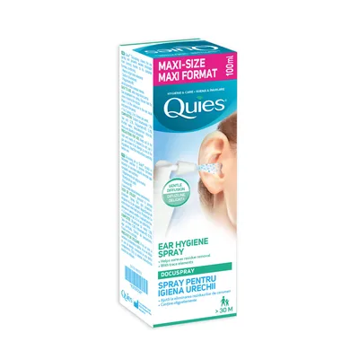 Spray auricular pentru igiena urechii Docuspray, 100ml, Quies