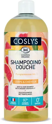 Gel de dus si sampon bio cu grapefruit, 250ml, Coslys