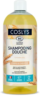 Gel de dus si sampon bio cu cereale, 250ml, Coslys