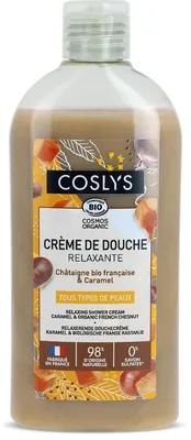 Crema de dus bio relaxanta cu Castane si Caramel, 1000ml, Coslys