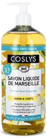 Sapun lichid si gel de dus bio de Marsilia cu flori de portocal, 1000ml, Coslys