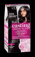Vopsea de par semi-permanenta fara amoniac Casting Creme Gloss 200 Negru Abanos, 180ml, L'Oreal Paris