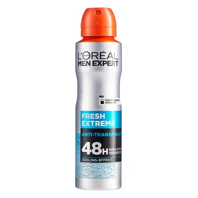 Antiperspirant spray Fresh Extreme, 150ml, L'oreal Men Expert