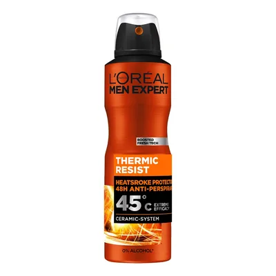 Antiperspirant spray Thermic Resist, 150ml, L'oreal Men Expert