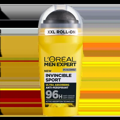 Antiperspirant roll-on fara alcool Invincible Sport, 50ml, L'oreal Men Expert