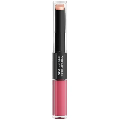 Ruj lichid rezistent la transfer Infaillible Long Lasting Parisian Nudes 804 Metro-Proof Rose, 5.6ml, L'Oreal
