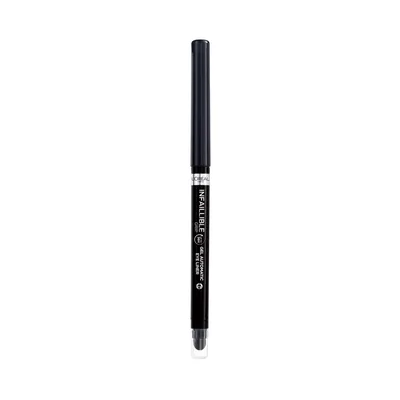 Creion mecanic de ochi gel Infaillible 36H Grip Intense Black, 1.2g, L'Oreal Paris