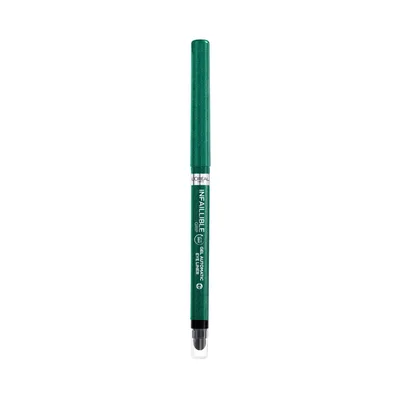 Creion mecanic de ochi gel Infaillible 36H Grip Emerald Green, 1.2g, L'Oreal Paris