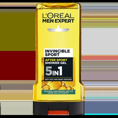 Gel de dus revitalizant pentru corp fata si barba, 300ml, L'oreal Men Expert