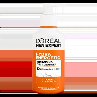 Gel de curatare Hydra Energetic cu vitamina C si ceramide, 260ml, L'oreal Men Expert