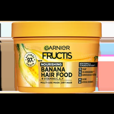 Masca hranitoare pentru parul uscat Hair Food Banana, 390ml, Fructis