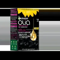 Vopsea de par permanenta fara amoniac Olia 1.0 Night Black, 174ml, Garnier