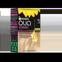 Vopsea de par permanenta fara amoniac 10.1 Ashy Very Light Blonde Olia, 174ml, Garnier