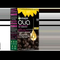 Vopsea de par permanenta fara amoniac 5.0 Brown Olia, 174ml, Garnier