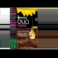 Vopsea de par permanenta fara amoniac 5.3 Golden Brown Olia, 174ml, Garnier