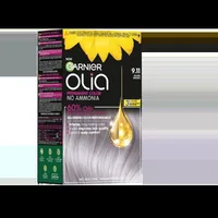 Vopsea de par permanenta fara amoniac Olia 9.11 Silver Smoke, 174ml, Garnier