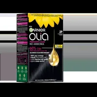 Vopsea de par permanenta fara amoniac 2P Platinum Black Olia, 174ml, Garnier