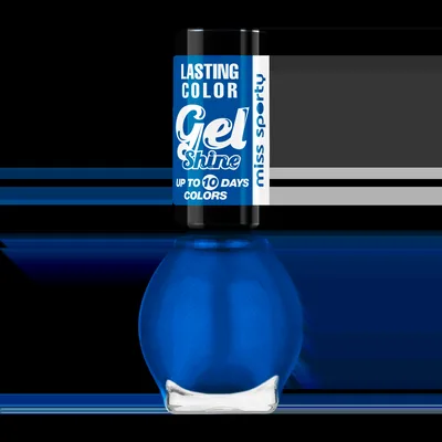 Lac de unghii Lasting Color 510 Atomic Blue, 7ml, Miss Sporty