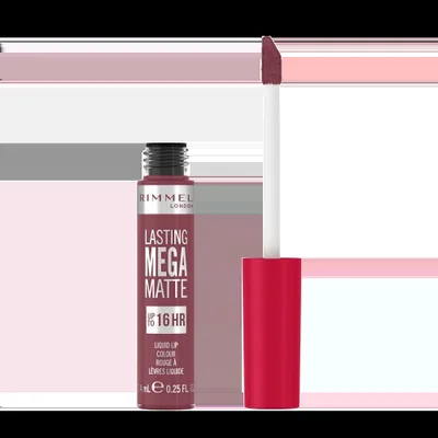 Ruj lichid Lasting Mega Matte 900 Ravishing Rose, 7.4ml, Rimmel London ​