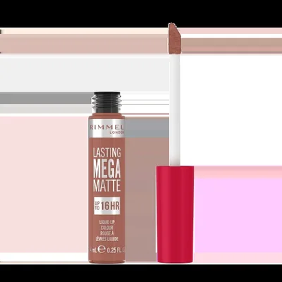 Ruj lichid Lasting Mega Matte 700 Be My Baby, 7.4ml, Rimmel London ​