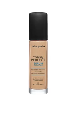 Fond de ten  Serum Naturally Perfect All Skin Tones 10, 30ml, Miss Sporty