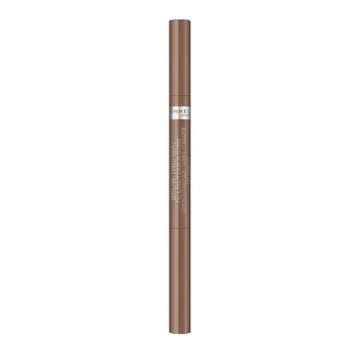 Creion pentru sprancene automatic Brow This Way 2-in-1 001 Blonde, 0.25g, Rimmel London