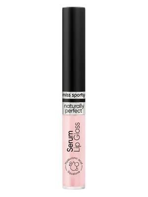 Gloss pentru buze Naturally Perfect Transparent Pink 30, 2.3ml, Miss Sporty
