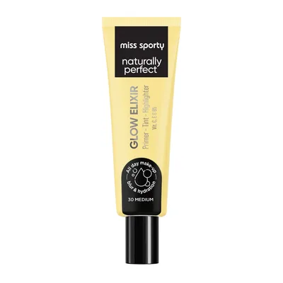 Baza de machiaj 3In1 Naturally Perfect Glow Elixir 30 Medium, 20ml, Miss Sporty
