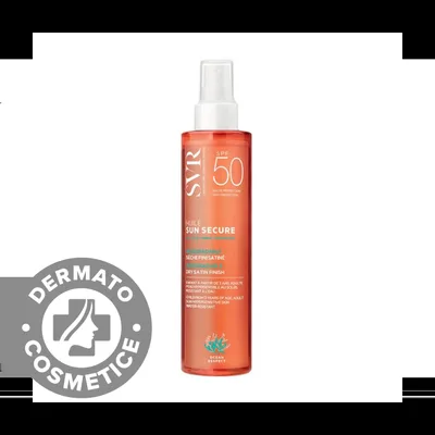 Ulei pentru protectie solara SPF50+ Sun Secure, 200ml, SVR
