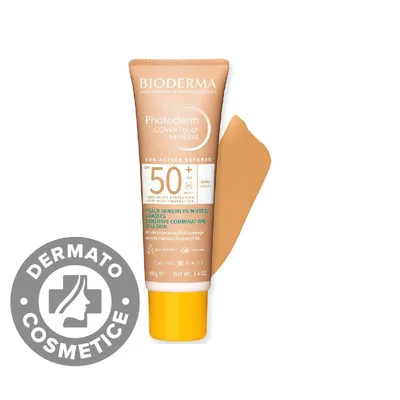 Crema Cover Touch cu SPF50+ auriu Photoderm, 40ml, Bioderma