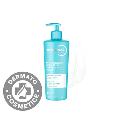 Gel-crema dupa expunerea la soare pentru piele sensibila Photoderm Apre-Soleil, 500ml, Bioderma