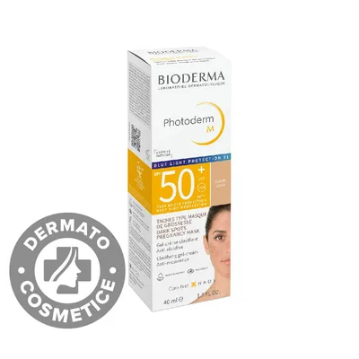 Fotoprotectie colorata SPF 50+ Photoderm M, 40ml, Bioderma