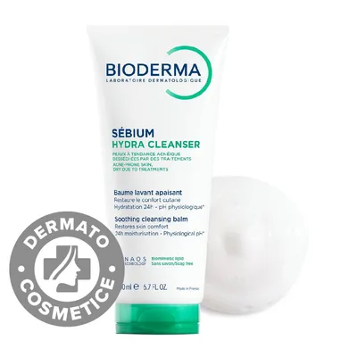 Balsam de curatare Sebium Hydra Cleanser, 200 ml, Bioderma