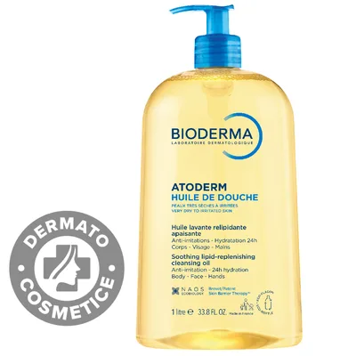 Ulei de dus pentru piele atopica Atoderm, 1000ml, Bioderma