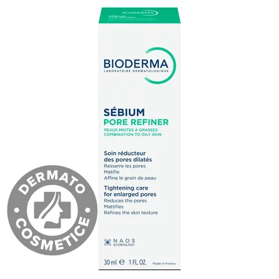 Corector cu efect matifiant Sebium Pore Refiner, 30ml, Bioderma