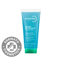 Gel curatare fata pentru ten mixt gras Sebium, 200ml, Bioderma