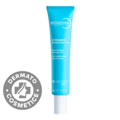 Fluid hidratant cu factor de protectie SPF30 Hydrabio Perfecteur, 40ml, Bioderma