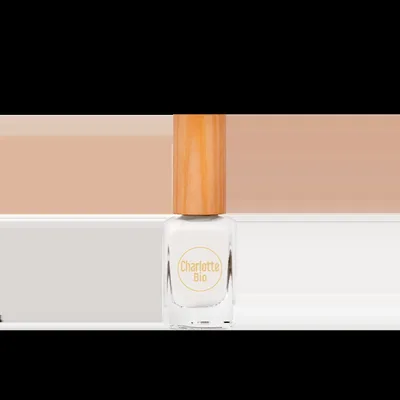 Lac vegan de unghii Blanc, 10ml, Charlotte Bio
