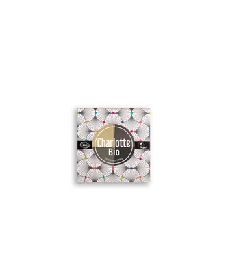 Fard bio pentru pleoape paleta in 4 culori cu Acid Hialuronic si Castravete Smokey, 5.6g, Charlotte Bio