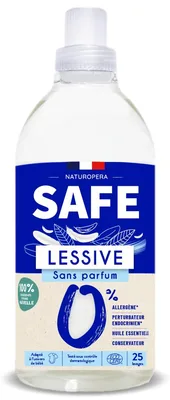 Detergent bio pentru rufe fara parfum sau alergeni, 1l, Safe